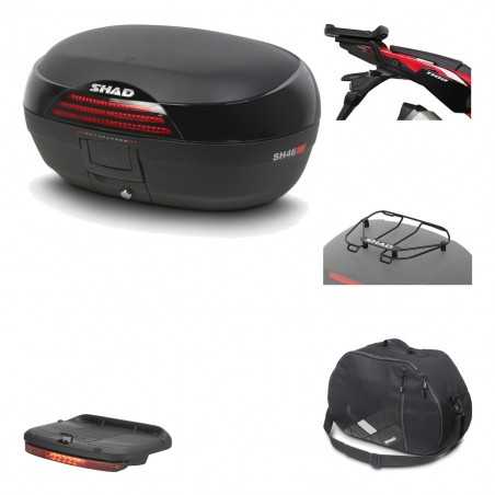 SHAD Baul trasero + herraje montaje accesorios SH46 SH 46 NEW MODEL KIT-184492