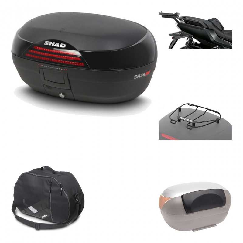 Rear trunk + mounting hardware + accessories  SH46 SH 46 NEW MODEL