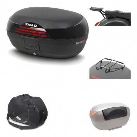 SHAD Baul trasero + herraje montaje accesorios SH46 SH 46 NEW MODEL KIT-184543