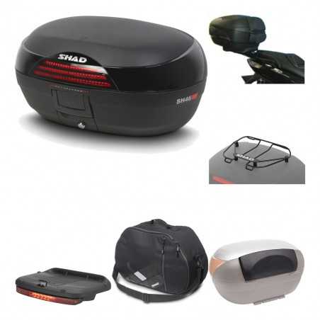 SHAD Baul trasero + herraje montaje accesorios SH46 SH 46 NEW MODEL KIT-184592