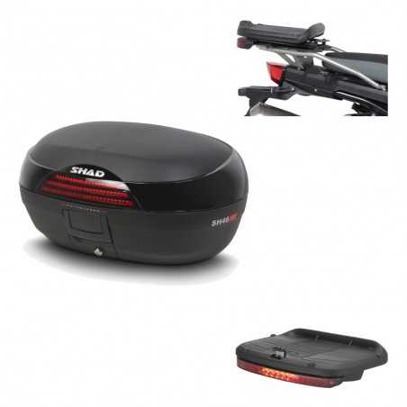 SHAD Baul trasero + herraje montaje luz de freno SH46 SH 46 NEW MODEL KIT-184194