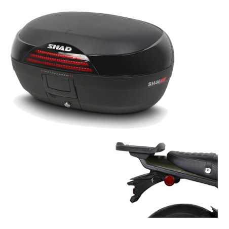 SHAD Baul trasero + herraje montaje SH46 SH 46 NEW MODEL KIT-184145
