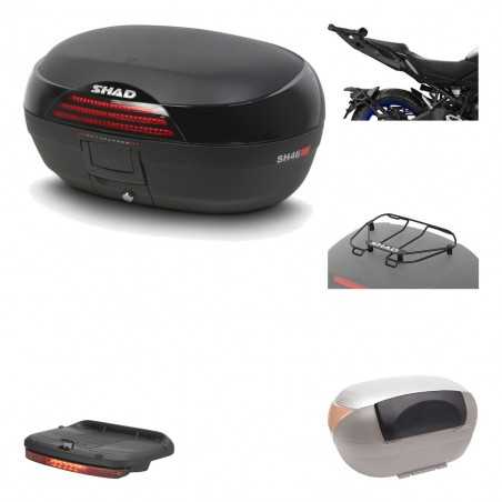 SHAD Baul trasero + herraje montaje accesorios SH46 SH 46 NEW MODEL KIT-184398