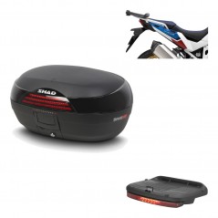 SHAD Baul trasero + herraje montaje luz de freno SH46 SH 46 NEW MODEL KIT-184498