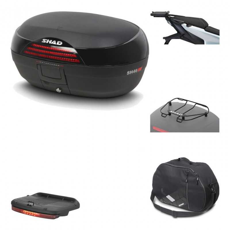 SHAD Baul trasero + herraje montaje accesorios SH46 SH 46 NEW MODEL KIT-184300