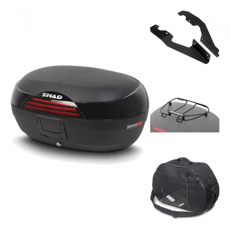 Rear trunk + mounting hardware + accessories  SH46 SH 46 NEW MODEL