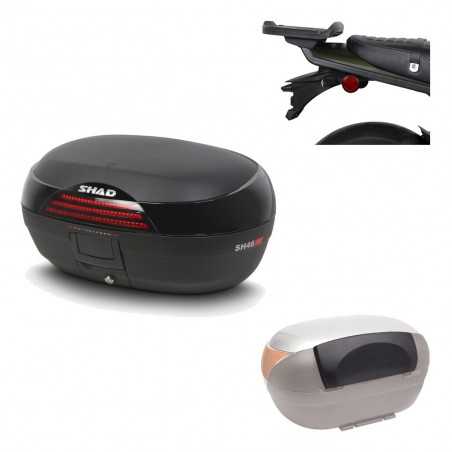 SHAD Baul trasero + herraje montaje respaldo de pasajero SH46 SH 46 NEW MODEL KIT-184149
