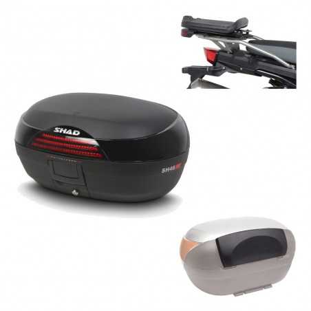 SHAD Baul trasero + herraje montaje respaldo de pasajero SH46 SH 46 NEW MODEL KIT-184197