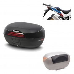 SHAD Baul trasero + herraje montaje respaldo de pasajero SH46 SH 46 NEW MODEL KIT-184501