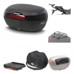 Rear trunk + mounting hardware + accessories  SH46 SH 46 NEW MODEL