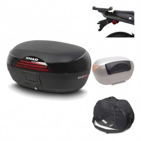 Rear trunk + mounting hardware + accessories  SH46 SH 46 NEW MODEL