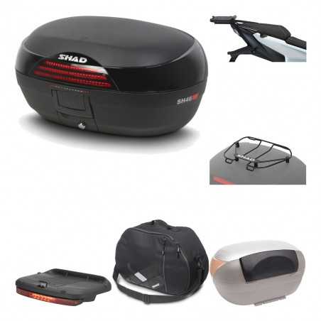 SHAD Baul trasero + herraje montaje accesorios SH46 SH 46 NEW MODEL KIT-184304