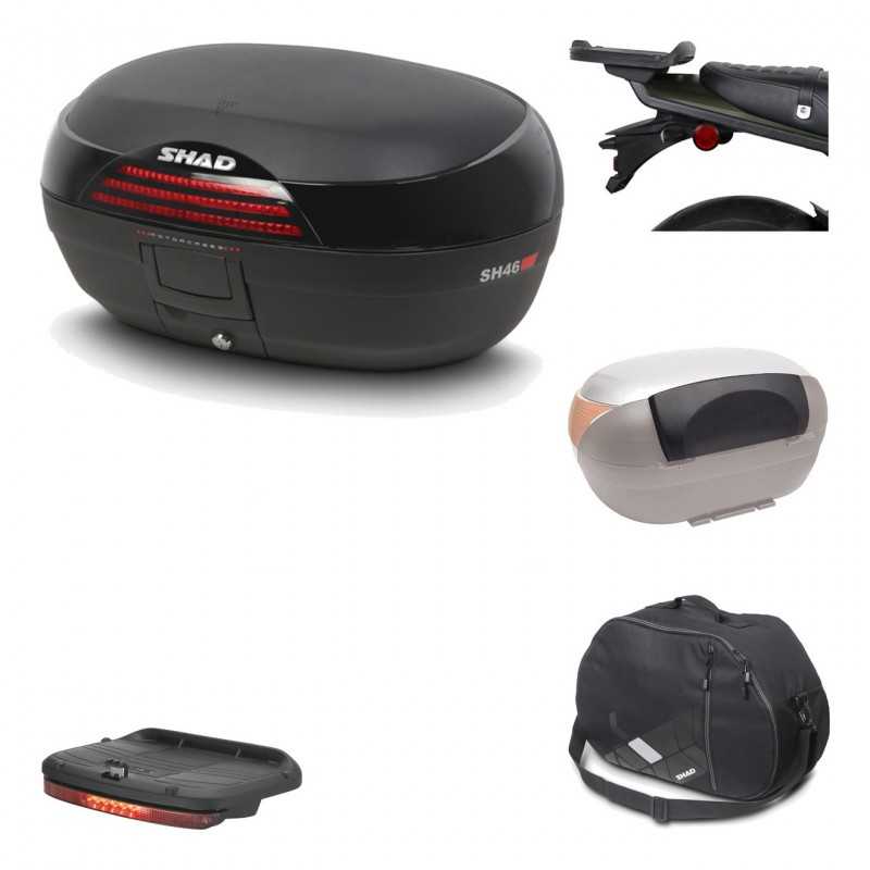 Rear trunk + mounting hardware + accessories  SH46 SH 46 NEW MODEL