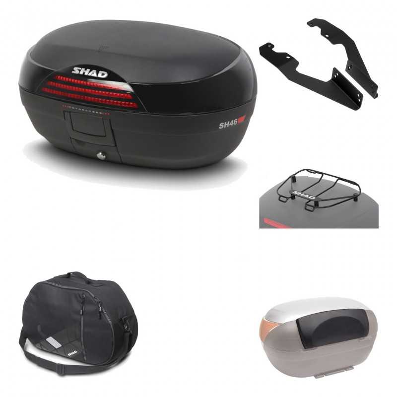 SHAD Baul trasero + herraje montaje accesorios SH46 SH 46 NEW MODEL KIT-184599