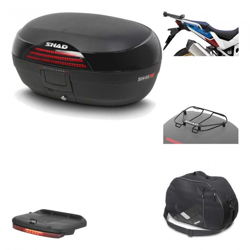 Rear trunk + mounting hardware + accessories  SH46 SH 46 NEW MODEL