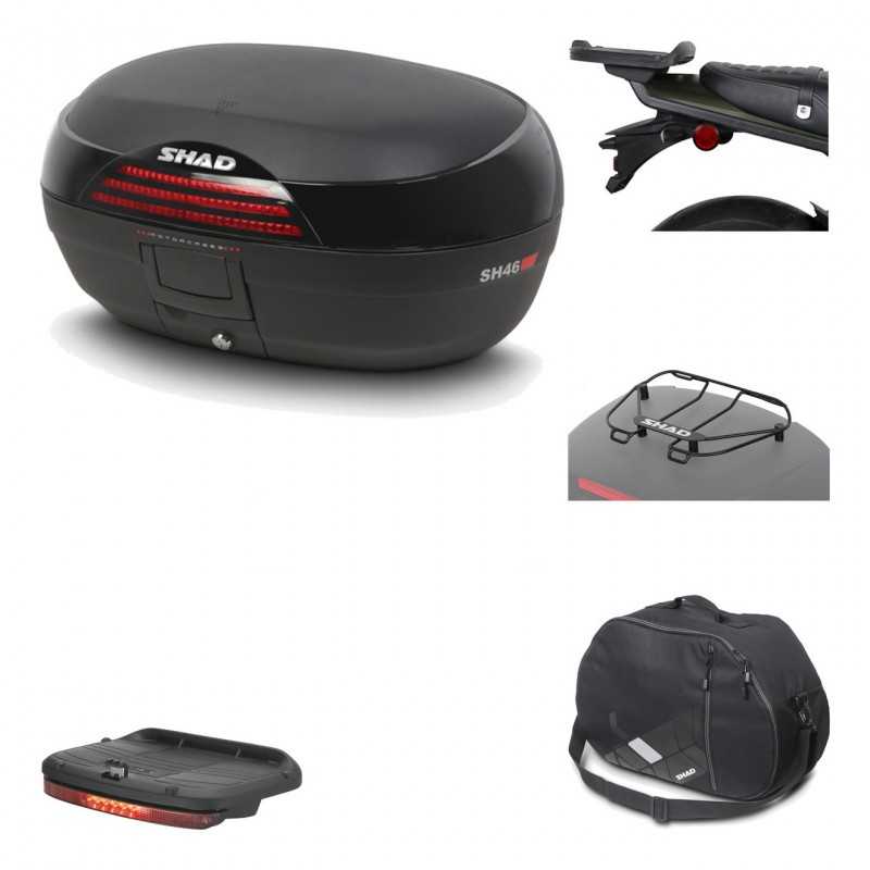 Rear trunk + mounting hardware + accessories  SH46 SH 46 NEW MODEL