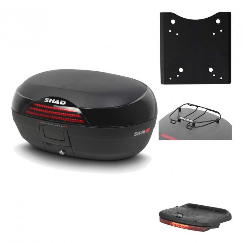 SHAD Baul trasero + herraje montaje accesorios SH46 SH 46 NEW MODEL KIT-184602