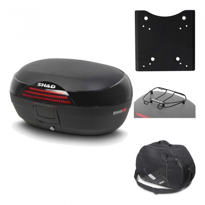 Rear trunk + mounting hardware + accessories  SH46 SH 46 NEW MODEL