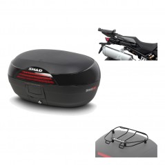 SHAD Baul trasero + herraje montaje parrilla portabultos superior SH46 SH 46 NEW MODEL KIT-184313