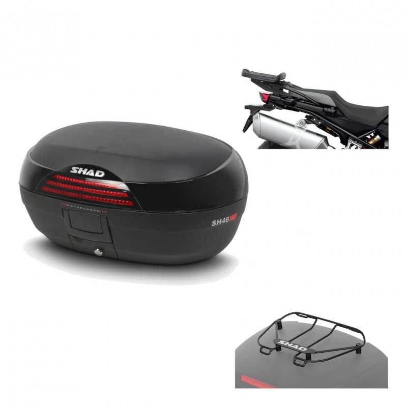 SHAD Baul trasero + herraje montaje parrilla portabultos superior SH46 SH 46 NEW MODEL KIT-184313