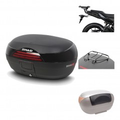 Rear trunk + mounting hardware + accessories  SH46 SH 46 NEW MODEL