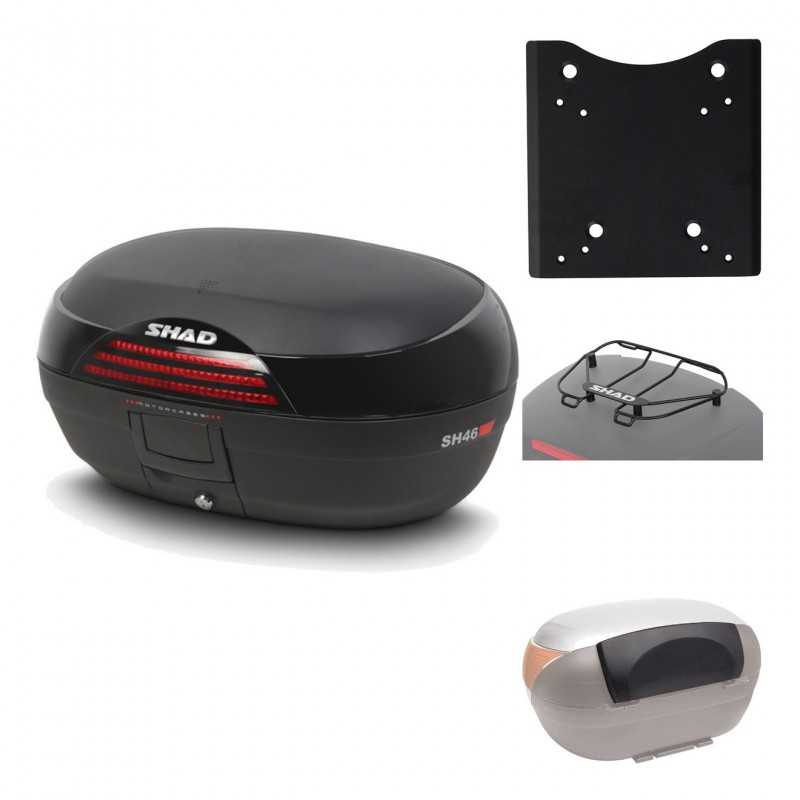 Rear trunk + mounting hardware + accessories  SH46 SH 46 NEW MODEL