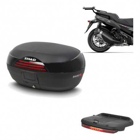 SHAD Baul trasero + herraje montaje luz de freno SH46 SH 46 NEW MODEL KIT-184466