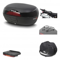 Rear trunk + mounting hardware + accessories  SH46 SH 46 NEW MODEL
