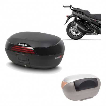 SHAD Baul trasero + herraje montaje respaldo de pasajero SH46 SH 46 NEW MODEL KIT-184469