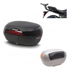 SHAD Baul trasero + herraje montaje respaldo de pasajero SH46 SH 46 NEW MODEL KIT-184213