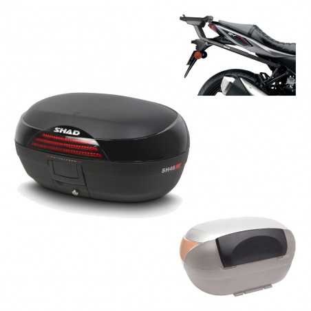 SHAD Baul trasero + herraje montaje respaldo de pasajero SH46 SH 46 NEW MODEL KIT-184165