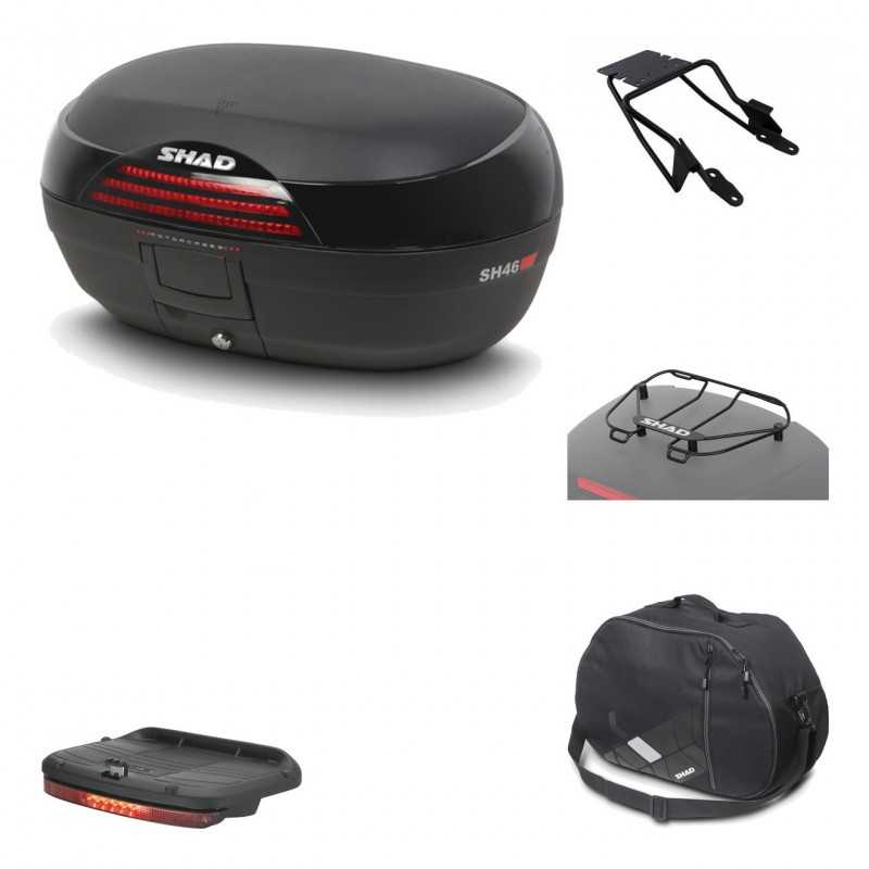SHAD Baul trasero + herraje montaje accesorios SH46 SH 46 NEW MODEL KIT-184564
