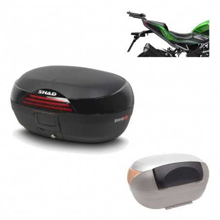 SHAD Baul trasero + herraje montaje respaldo de pasajero SH46 SH 46 NEW MODEL KIT-184517