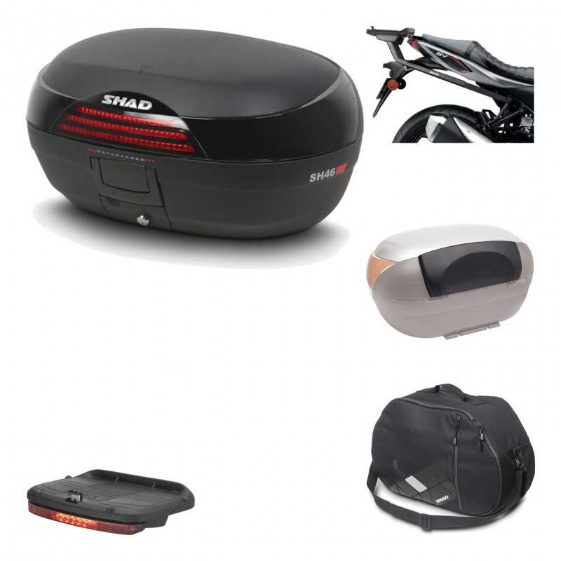 Rear trunk + mounting hardware + accessories  SH46 SH 46 NEW MODEL
