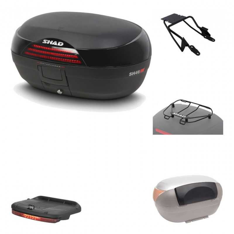 SHAD Baul trasero + herraje montaje accesorios SH46 SH 46 NEW MODEL KIT-184566