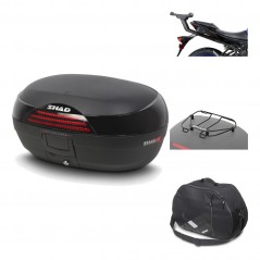 Rear trunk + mounting hardware + accessories  SH46 SH 46 NEW MODEL