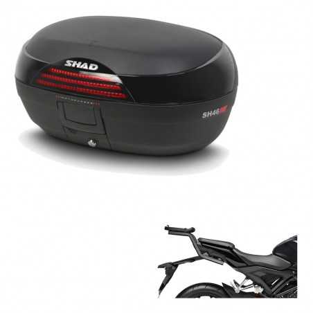 SHAD Baul trasero + herraje montaje SH46 SH 46 NEW MODEL KIT-184617