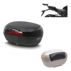 SHAD Baul trasero + herraje montaje respaldo de pasajero SH46 SH 46 NEW MODEL KIT-184621