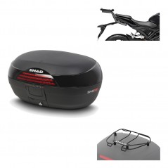 SHAD Baul trasero + herraje montaje parrilla portabultos superior SH46 SH 46 NEW MODEL KIT-184625