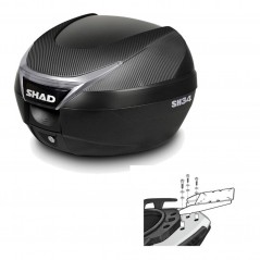 SHAD Baul trasero + herraje montaje SH34 CARBON LOOK KIT-185028