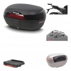 Rear trunk + mounting hardware + accessories  SH46 SH 46 NEW MODEL