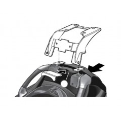 SHAD Baul trasero + herraje montaje SH34 CARBON LOOK KIT-184936