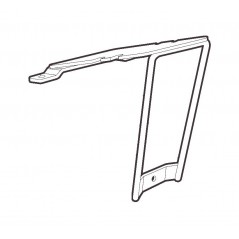 Back trunk + top small fitting + passenger support  SH34 CARBON LOOK