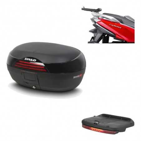 SHAD Baul trasero + herraje montaje luz de freno SH46 SH 46 NEW MODEL KIT-184634