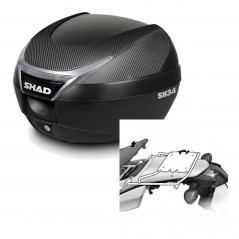 SHAD Baul trasero + herraje montaje SH34 CARBON LOOK KIT-184740