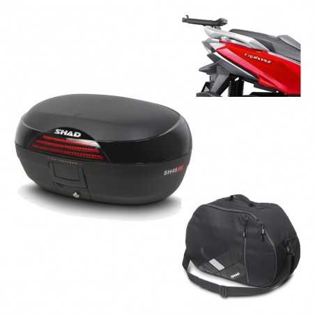 SHAD Baul trasero + herraje montaje bolsa interna SH46 SH 46 NEW MODEL KIT-184635