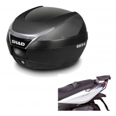 SHAD Baul trasero + herraje montaje SH34 CARBON LOOK KIT-184844