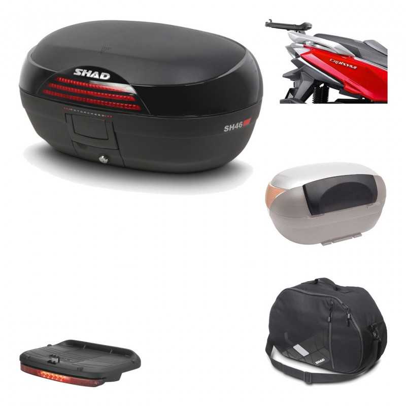 Rear trunk + mounting hardware + accessories  SH46 SH 46 NEW MODEL