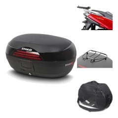 Rear trunk + mounting hardware + accessories  SH46 SH 46 NEW MODEL