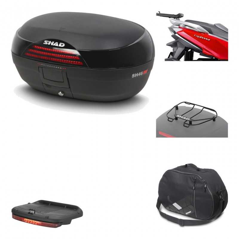 SHAD Baul trasero + herraje montaje accesorios SH46 SH 46 NEW MODEL KIT-184644